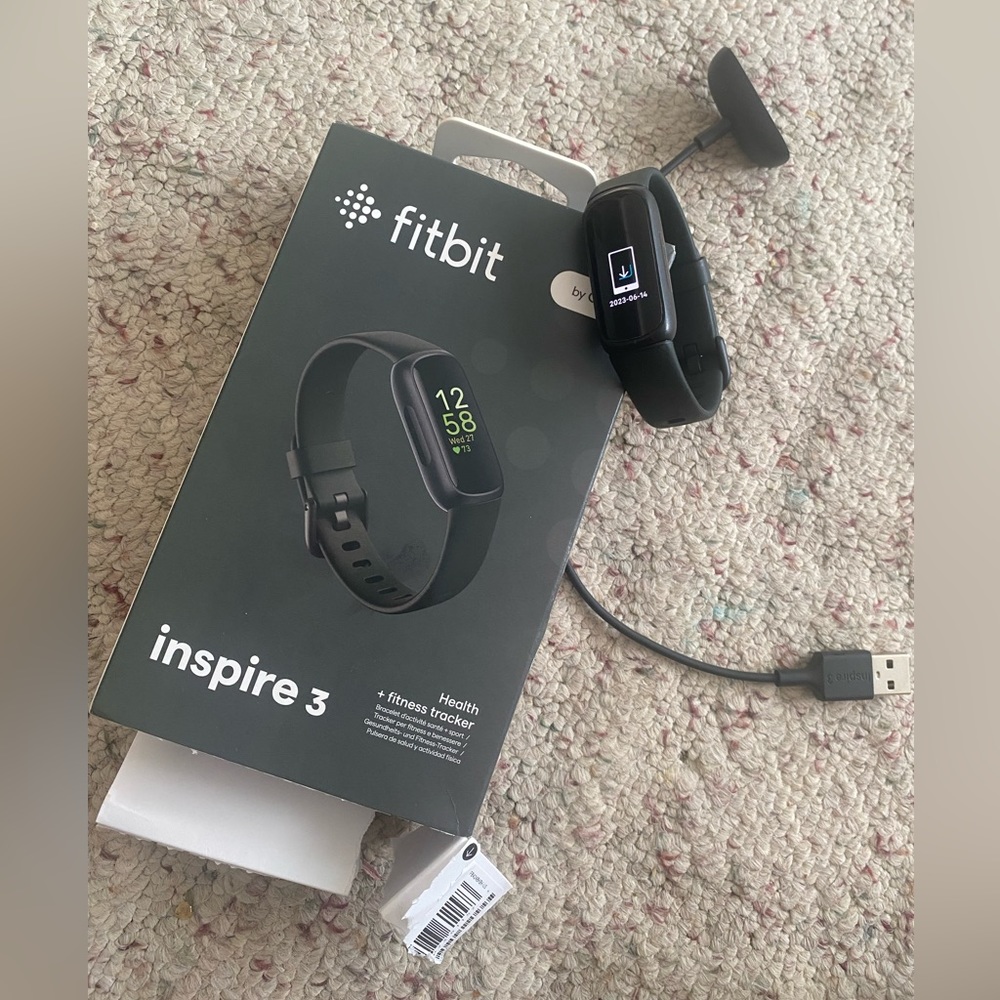 Fitbit inspire 3 Black Like new